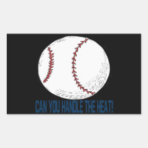 Can You Handle The Heat Rectangular Stickers