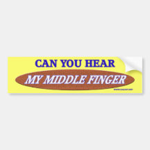 Can You Hear Bumper Sticker