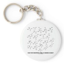 Can You Identify The 20 Amino Acids? (Chemistry) Keychain