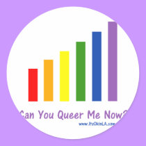 Can You Queer Me Now? stickers