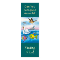 Can You Recognise Animals? bookmark Business Card Templates