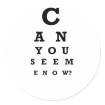 Can you see me now? stickers by philsartonline Can you see me now? stickers