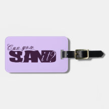 Can you stand it? gymnastics tag for luggage