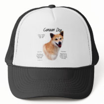 Canaan Dog History Design Trucker Hats