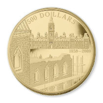 Canada $500 Gold reverse magnets by DMTITAN Canada $500 Gold reverse magnets