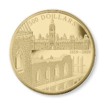 Canada $500 Gold reverse magnets by DMTITAN Canada $500 Gold reverse magnets
