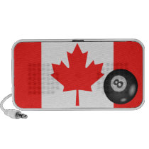 Canada 8 Ball Flag Doodle Speaker