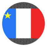 Canada Acadia Flag Stickers