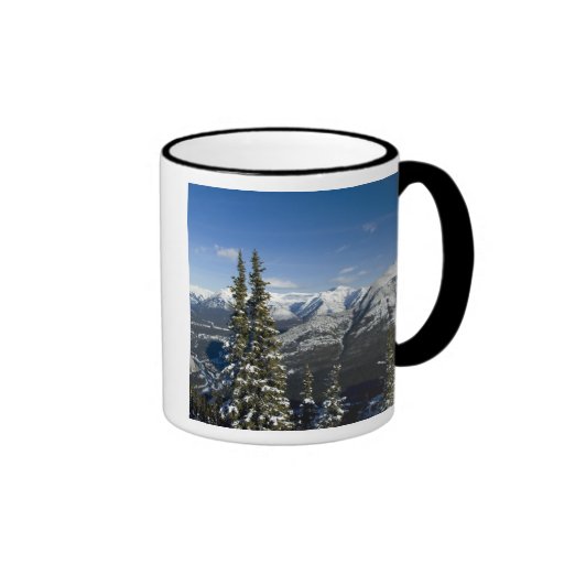 Canada, Alberta, Banff. Views of the Bow Valley Coffee Mug