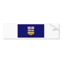 Canada Alberta Flag Bumper Sticker