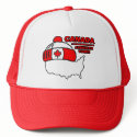Canada - America's Tuque Trucker Hat by ruderetro Canada - America's Tuque Trucker Hat