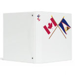 Canada and American Samoa Crossed Flags binders