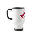Canada and British Virgin Islands Crossed Flags mugs