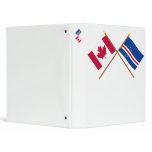 Canada and Cape Verde Crossed Flags binders