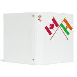 Canada and Niger Crossed Flags binders