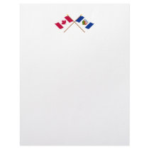 Canada and Northwest Territories Crossed Flags letterhead by Vexillophile Canada and Northwest Territories Crossed Flags letterhead