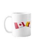 Canada and Nunavut Flag Tiles mugs