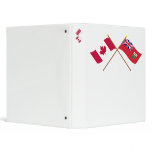 Canada and Ontario Crossed Flags binders