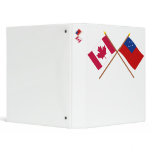 Canada and Samoa Crossed Flags binders