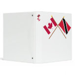 Canada and Trinidad & Tobago Crossed Flags binders