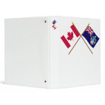 Canada and Tristan da Cunha Crossed Flags binders