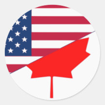 Canada And Usa, hybrids Sticker