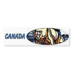 Canada Bear Bumper Sticker Canada Wildlife Gifts