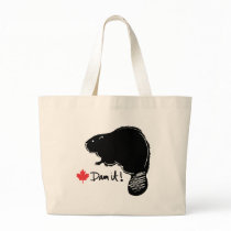 Canada Beaver 1 Jumbo Tote Bag