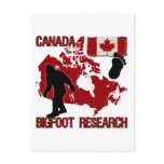 Canada Bigfoot Research Postcard