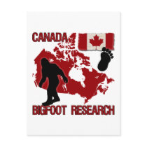 Canada Bigfoot Research Postcard