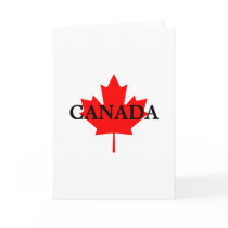 CANADA Blank Note Card by designs4you CANADA Blank Note Card