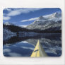 Canada, British Columbia, Banff. Kayak bow on