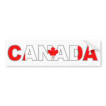 Canada bumper stickers by prawny Canada bumper stickers