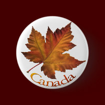 Canada Button Canada Maple Leaf Souvenir Buttons buttons