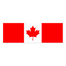 Canada - Canadian Flag Business Card