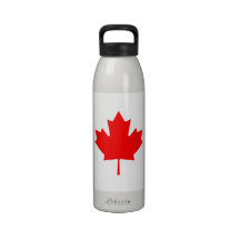 Canada - Canadian Flag Reusable Water Bottle