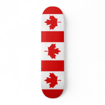 Canada Canadian Maple leaf flag Skateboard Deck