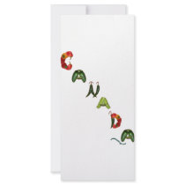 Canada Chili Peppers Custom Rack Card