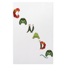 Canada Chili Peppers stationery