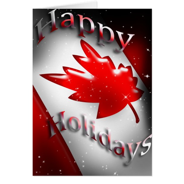 Canada Christmas Card Zazzle