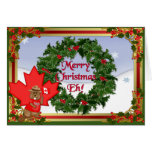 Canada Christmas Greeting Card