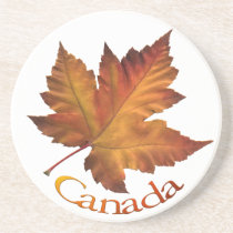 Canada Coaster Souvenir Autumn Leaf Canada Gifts coasters