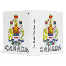 Canada Coat of Arms Binder