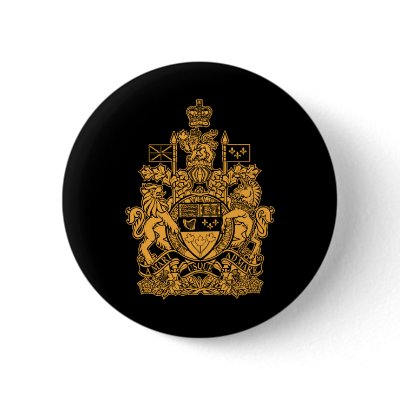 Canada Coat of Arms - Canada Crest Buttons by strk3
