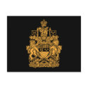 Canada Coat of Arms - Canada Crest postcards