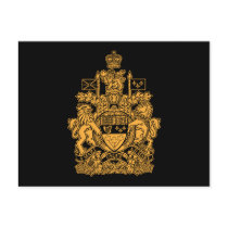 Canada Coat of Arms - Canada Crest postcards by strk3 Canada Coat of Arms - Canada Crest postcards