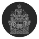 Canada Coat of Arms - Canada Crest stickers by strk3 Canada Coat of Arms - Canada Crest stickers