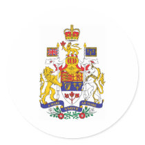 Canada Coat Of Arms stickers by teyes143 Canada Coat Of Arms stickers