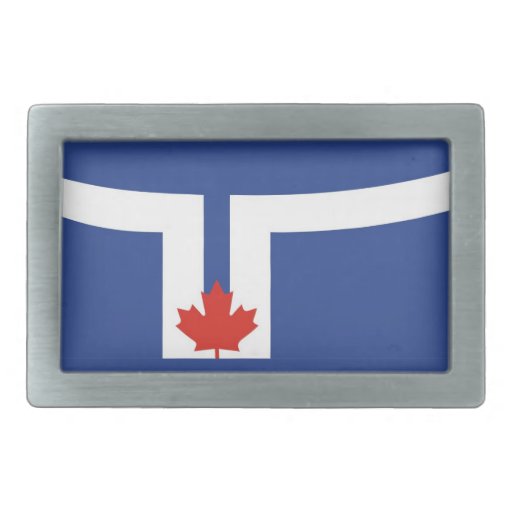 canada country city town toronto flag rectangular belt buckles