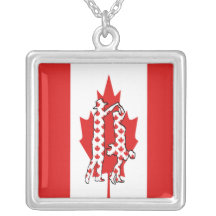 CANADA COUNTRY WESTERN DANCE  NECKLACE